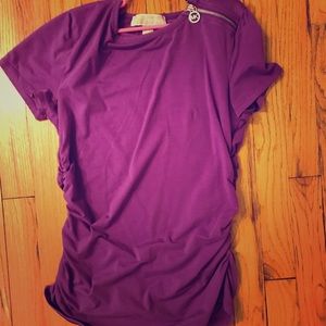A dark purple Michael Kors shirt!!